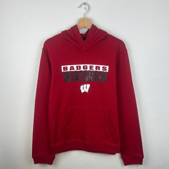 Wisconsin Badgers Collegiate Pullover Hoodie - Picture 1 of 4
